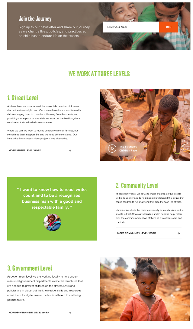 RailwayChildren new design internal